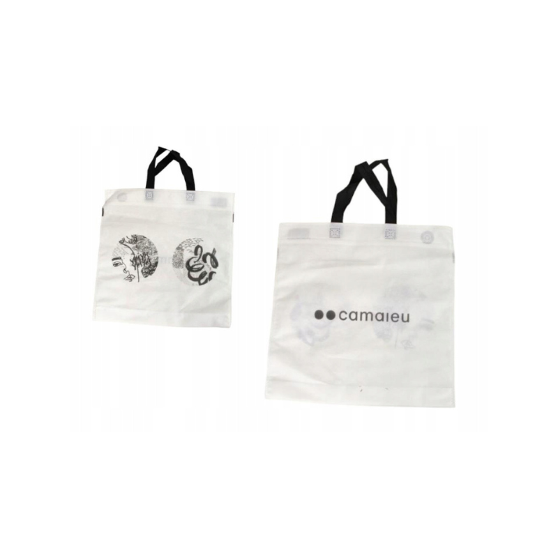 Torba materiałowa Blanc Camaieu 39x38,5 cm